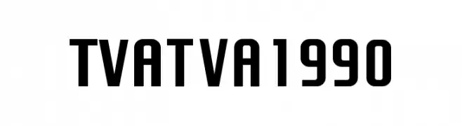 TVA 1990  Скачать бесплатные шрифты