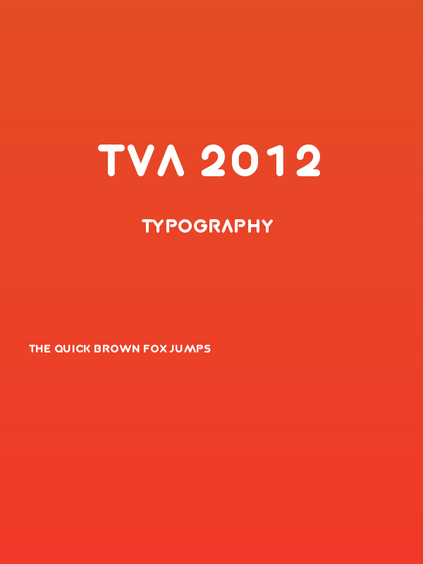TVA 2012 Poster