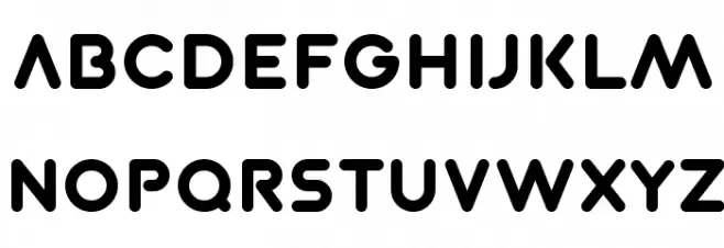 TVA 2012 फ़ॉन्ट लोअरकेस