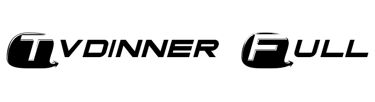 Tvdinner Full  免费字体下载