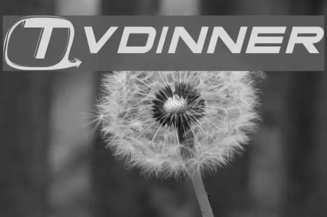 Tvdinner Шрифта examples