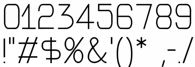 TWI Font OTHER CHARS