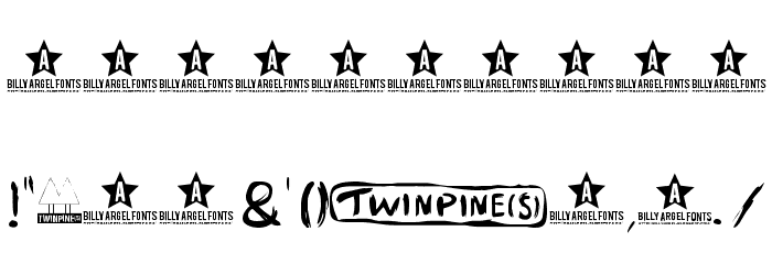 TWINPINES Font OTHER CHARS