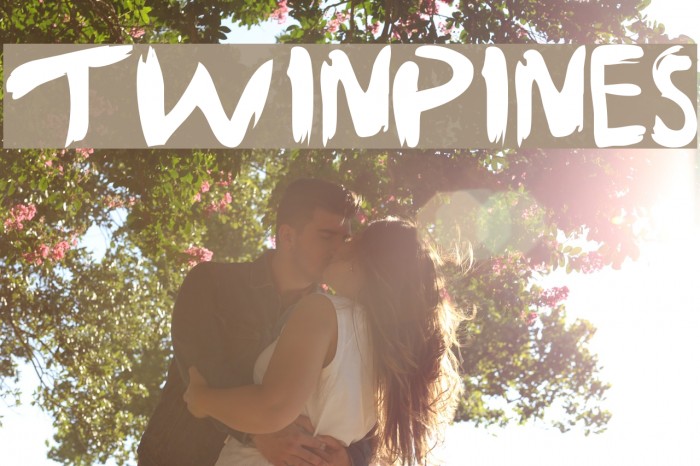TWINPINES Font examples
