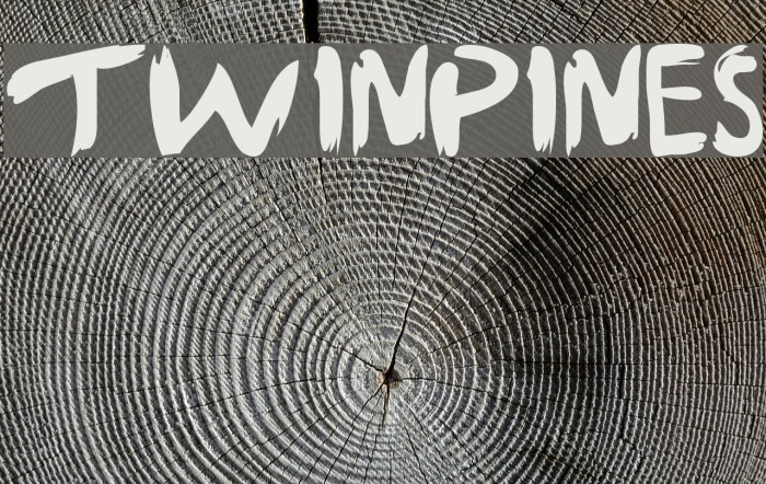 TWINPINES Font examples