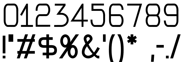 TWI_Bold Font OTHER CHARS