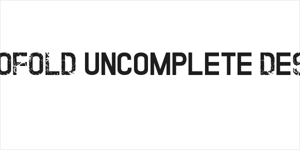 TWOFOLD uncomplete DeSigN Logo