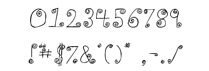 TWistED フォント その他の文字