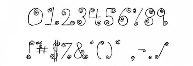 TWistED Font OTHER CHARS