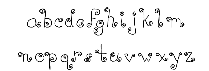TWistED フォント 小文字