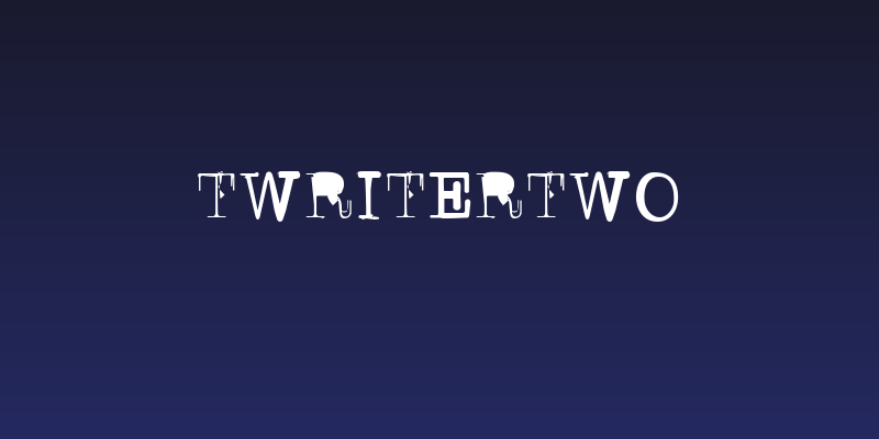 TWriterTwo Social Header
