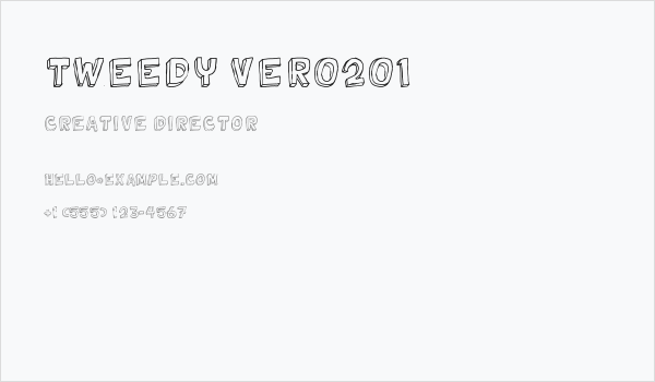 Tweedy Ver0201 Business Card
