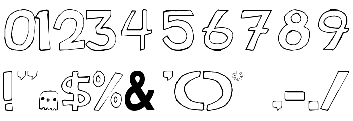 Tweedy_Erc_01 Font OTHER CHARS