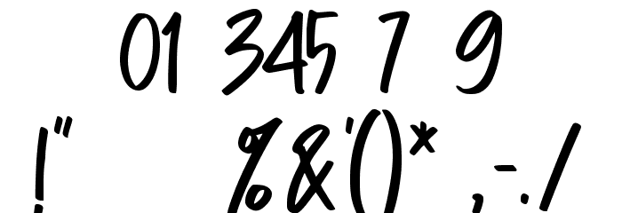 Tweet Lesson Font OTHER CHARS