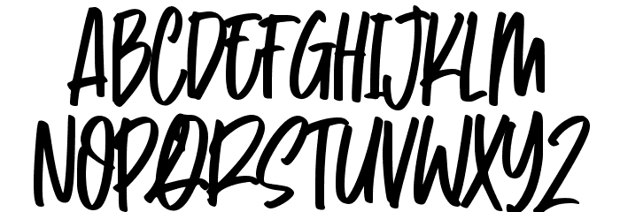 Tweet Lesson Font UPPERCASE