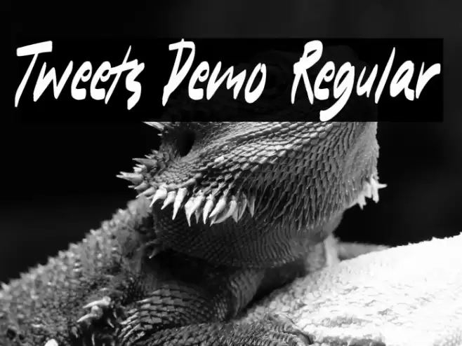 Tweets Demo Regular Fuentes examples