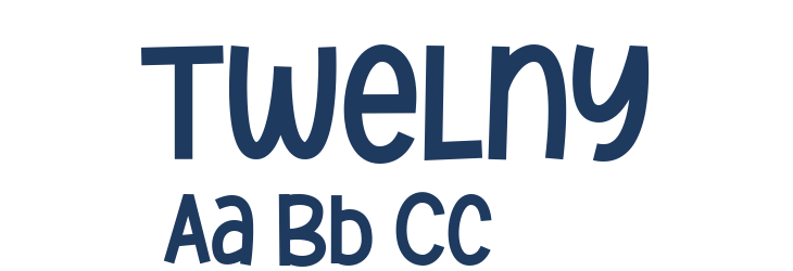 Twelny Font Preview