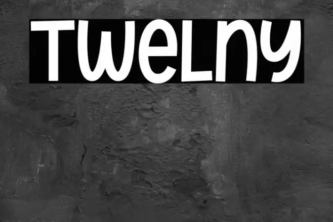 Twelny Caratteri examples