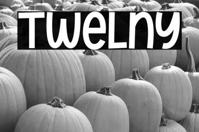 Twelny Caratteri examples