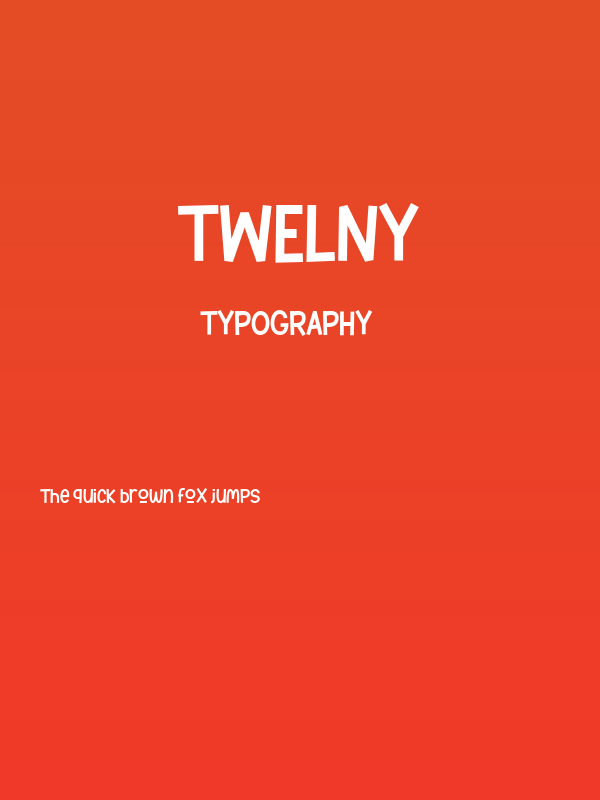 Twelny Poster