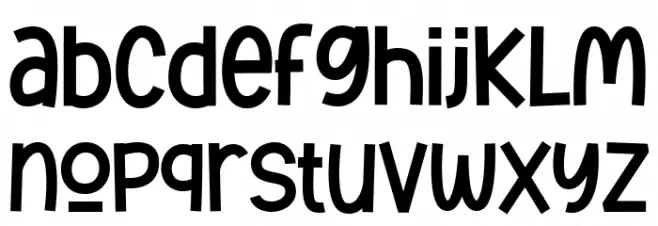 Twelny 字体 小写