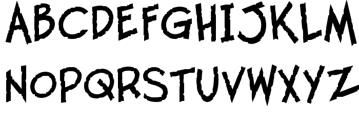 Twelve Ton Fishstick Font LOWERCASE