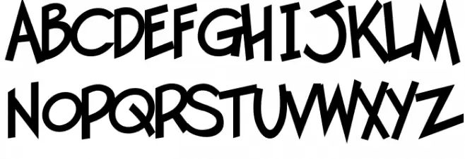 Twelve-Ton-Goldfish Schriftart Kleinbuchstaben