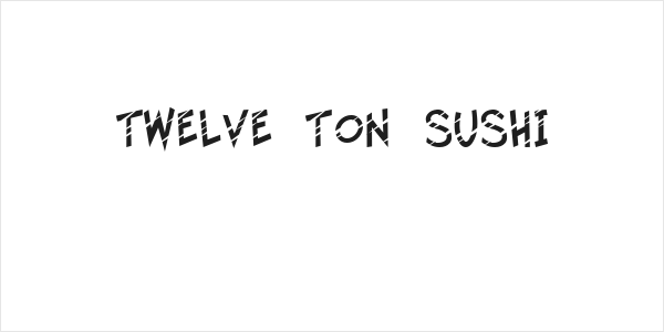 Twelve Ton Sushi Logo