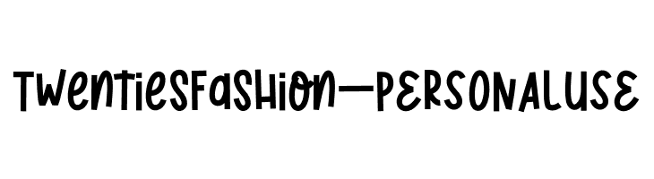 TwentiesFashion_PERSONALUSE  नि: शुल्क फ़ॉन्ट्स डाउनलोड