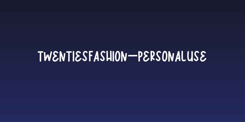 TwentiesFashion_PERSONALUSE Social Header