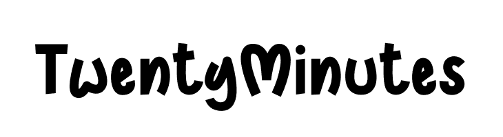 Twenty Minutes  フリーフォントのダウンロード