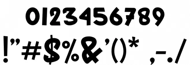 Twenty Minutes Font OTHER CHARS