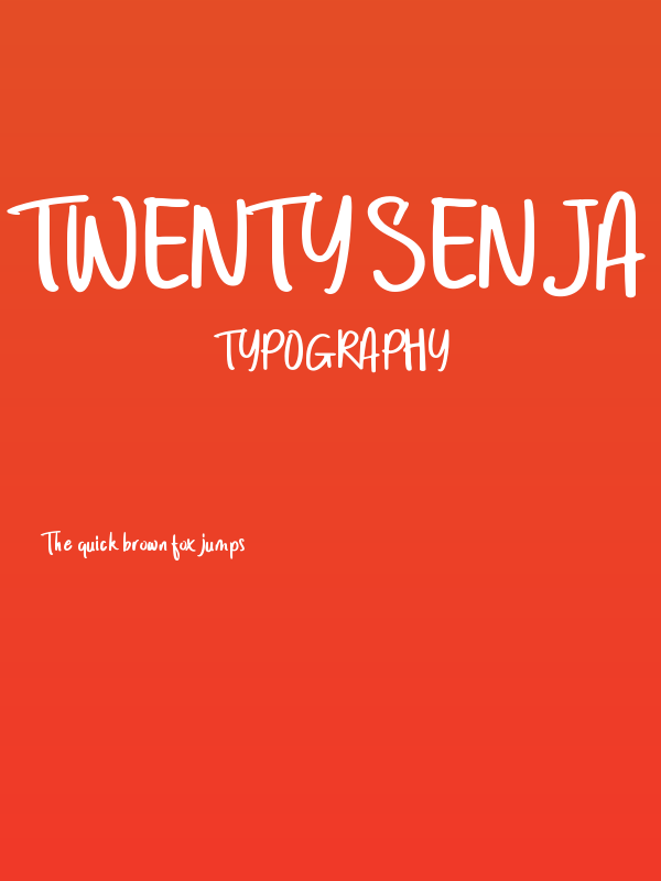 Twenty Senja Poster