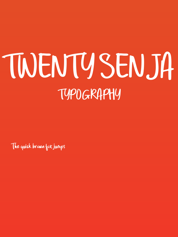 Twenty Senja Poster
