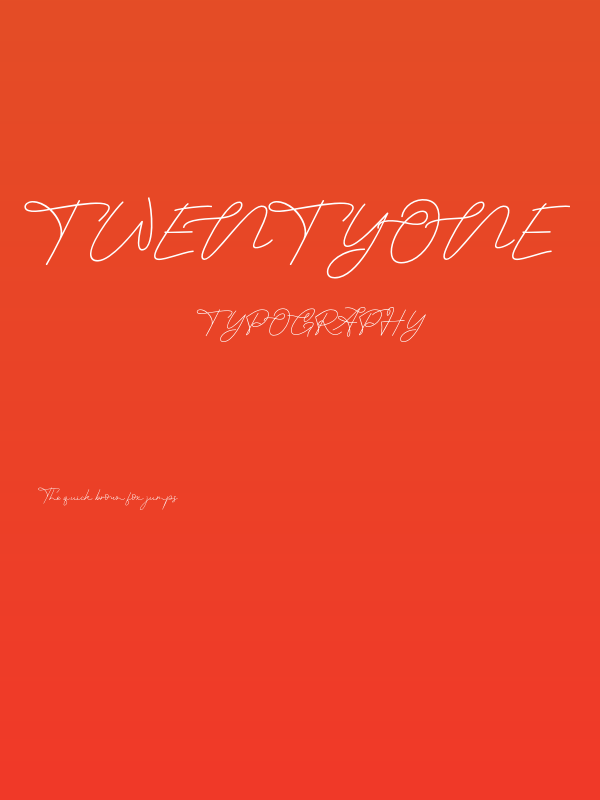 TwentyOne Poster