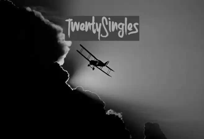 TwentySingles Font examples