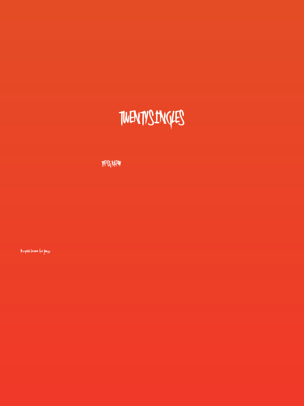 TwentySingles Poster