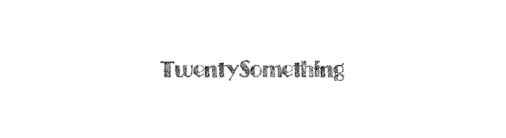 TwentySomething  नि: शुल्क फ़ॉन्ट्स डाउनलोड