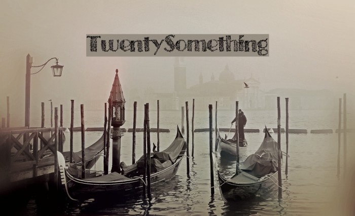 TwentySomething Font examples