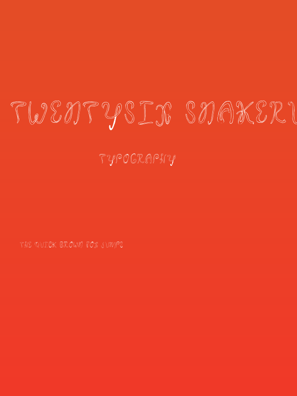 Twentysix Snakerumba Poster