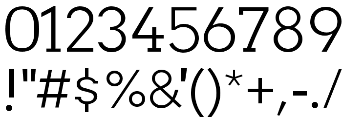 Twentytwelve Slab Light Font OTHER CHARS
