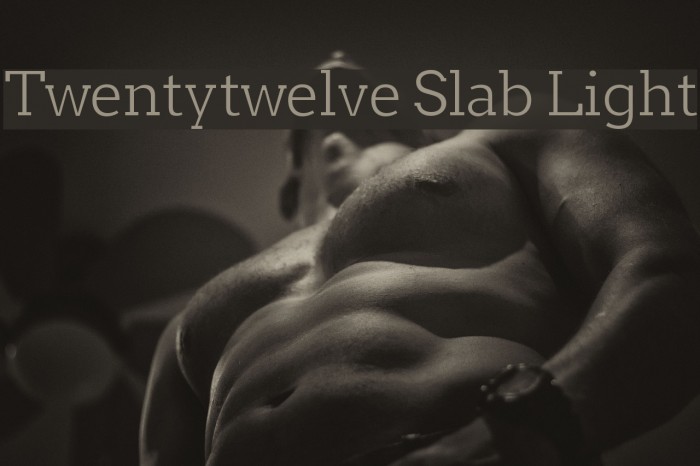 Twentytwelve Slab Light Font examples