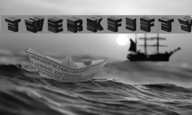 TwerkFifty Font examples