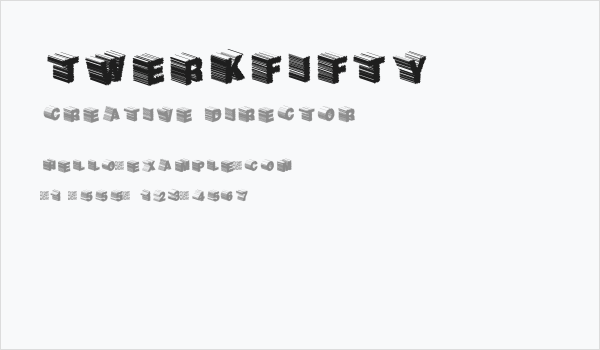 TwerkFifty Business Card