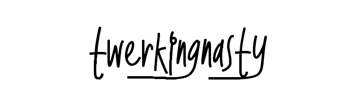 TwerkingNasty  免费字体下载