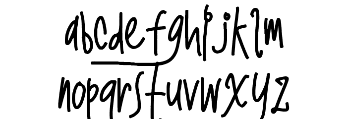 TwerkingNasty Font LOWERCASE