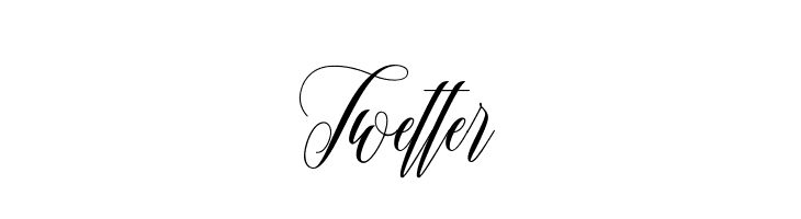 Twetter Font