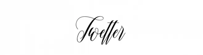 Twetter  Descarca Fonturi Gratis