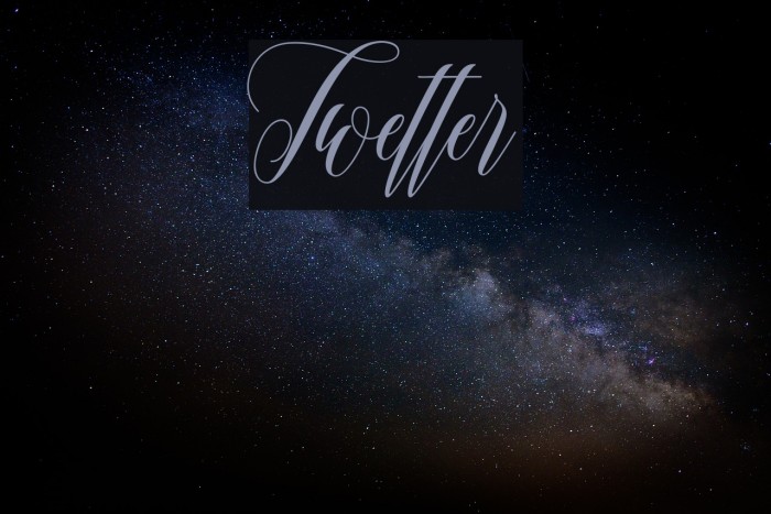 Twetter Font examples