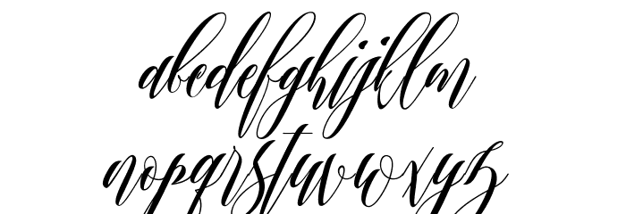 Twetter Font LOWERCASE